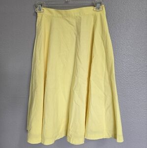 UNIQLO Yellow A-Line Women's Skirt/ XS